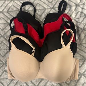 Set of 4 Cacique Lightly Lined Balconette Bras